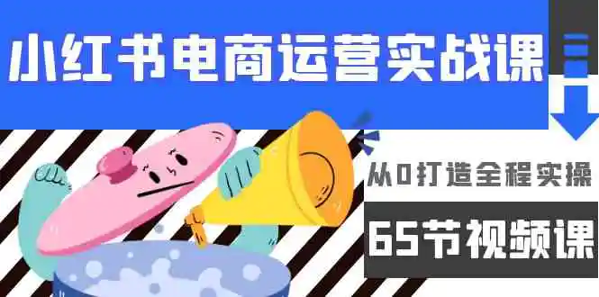 （9724期）小红书电商运营实战课，​从0打造全程实操（65节视频课）-皓哥创业笔记