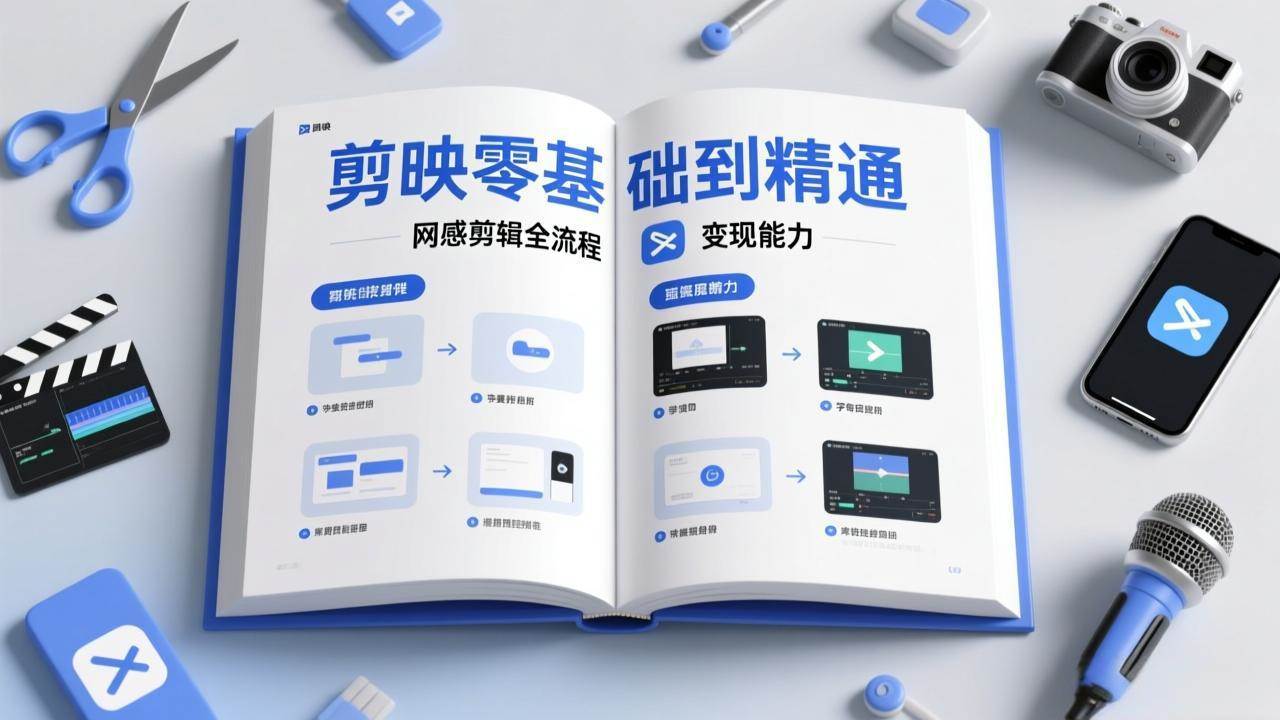 （17473期）剪映零基础也能快速上手，从入门到精通掌握网感剪辑全流程，掌握能直接变现的剪辑能力-皓哥创业笔记