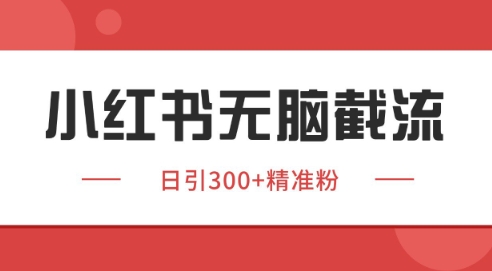 小红书截流同行客源，独家野路子获客玩法 日引200+暴力获客【揭秘】-皓哥创业笔记