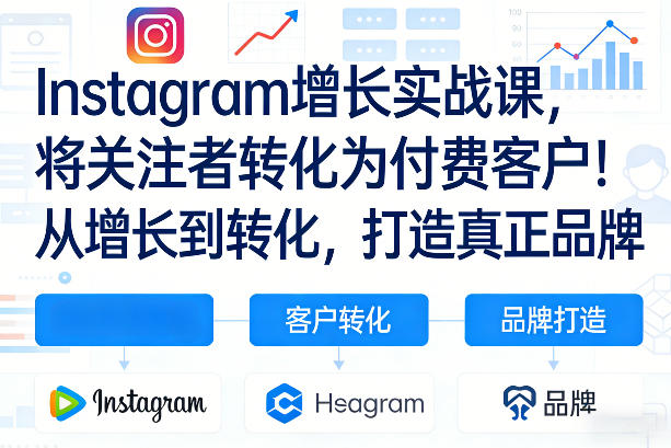 Instagram增长实战课，将关注者转化为付费客户！从增长到转化，打造真正品牌（双语字幕）-皓哥创业笔记