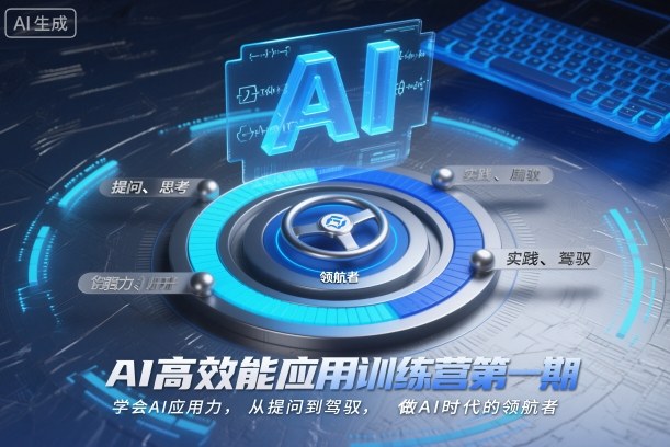 AI高效能应用训练营第一期，学会AI应用力，从提问到驾驭，做AI时代的领航者-皓哥创业笔记