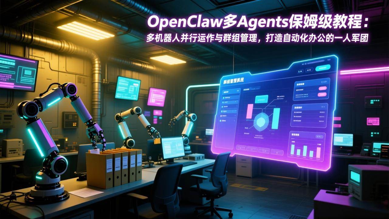 （17563期）OpenClaw多Agents保姆级教程：多机器人并行运作与群组管理，打造自动化办公的一人军团-皓哥创业笔记