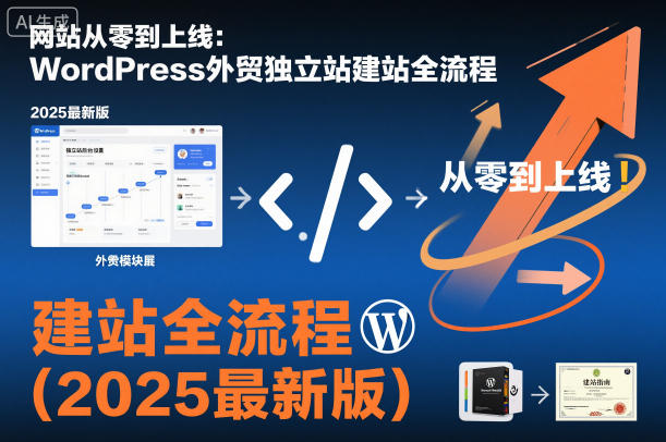 网站从零到上线:WordPress外贸独立站建站全流程(2025最新版)-皓哥创业笔记