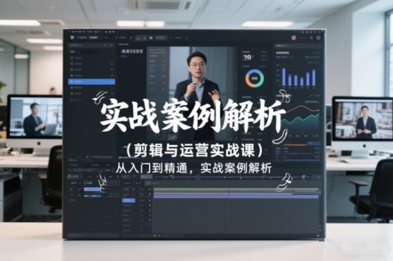 剪辑与运营实战课，从入门到精通，实战案例解析（更新2026）-皓哥创业笔记