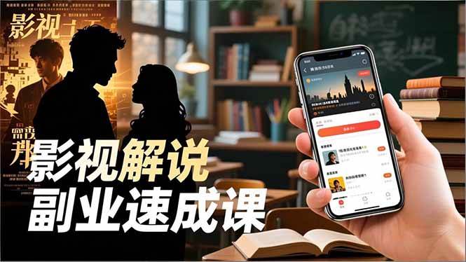 (16740期)Tk影视解说副业速成课,软件安装、全流程实操、爆款预设,新手两周变现-皓哥创业笔记