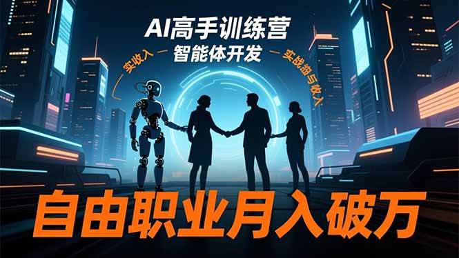 （16602期）AI高手训练营3.0，ChatGPT，Midjourney，智能体开发，自由职业月入破万-皓哥创业笔记
