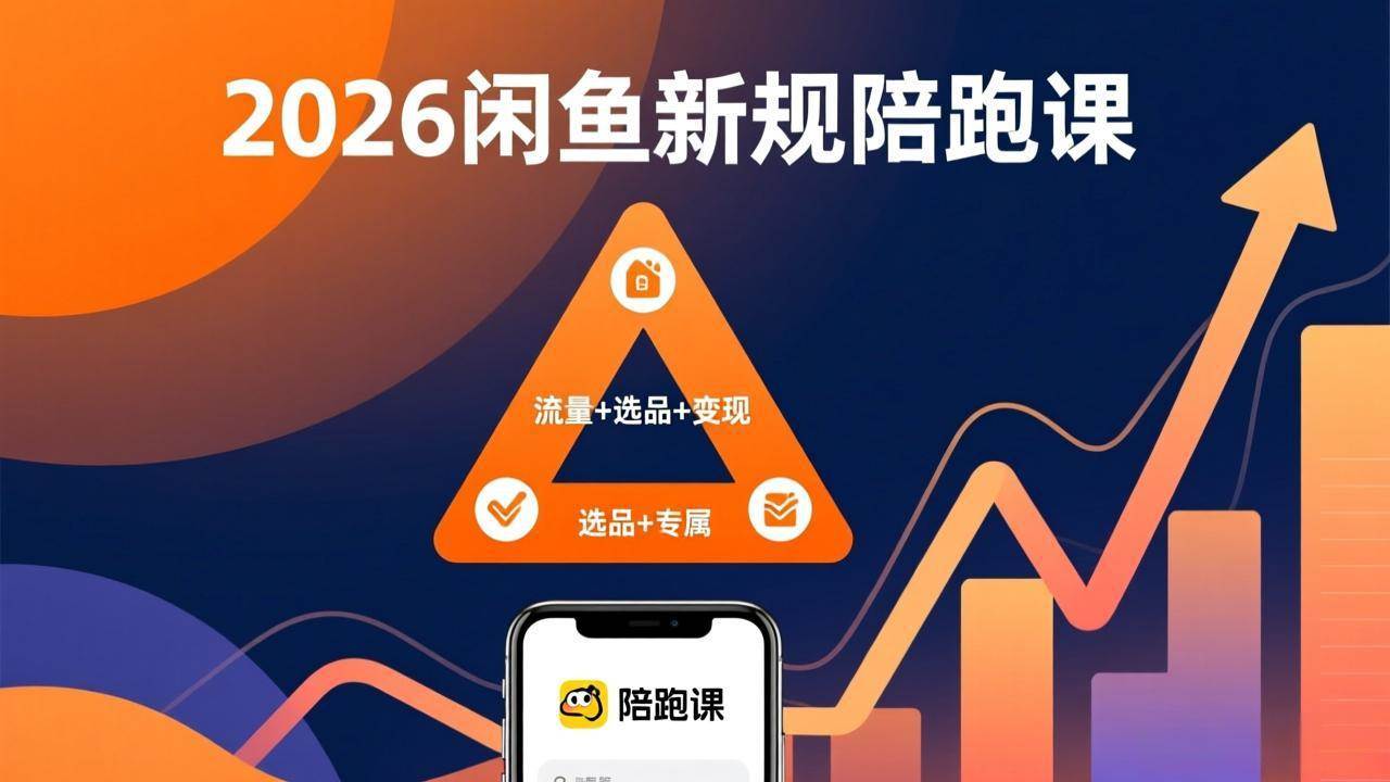 （17483期）2026闲鱼高阶陪跑课全新上线，带你吃透新规玩转选品流量，从零搭建稳定变现盈利体系-皓哥创业笔记