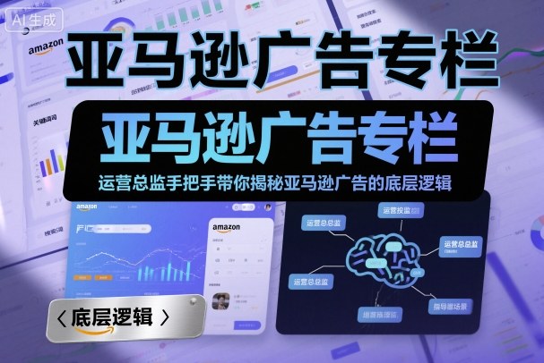 亚马逊广告专栏:运营总监手把手带你揭秘亚马逊广告的底层逻辑-皓哥创业笔记