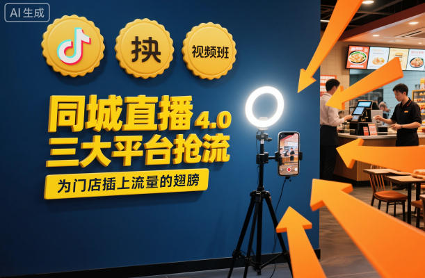 同城直播实操班4.0,三大平台抢流,为门店插上流量的翅膀-皓哥创业笔记