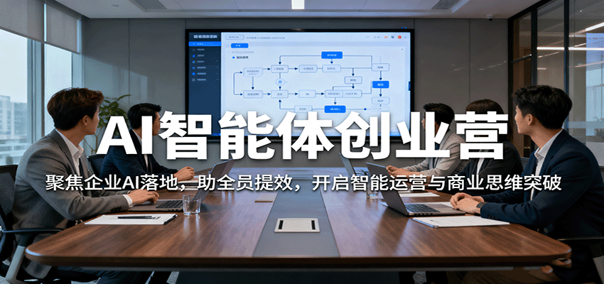 AI智能体创业营：聚焦企业AI落地，助全员提效，开启智能运营与商业思维突破-皓哥创业笔记