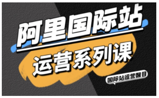 阿里国际站运营系列课，涵盖精准引流、直通车与全站推实战SOP，搭配AI效率工具包与高阶增长玩法-皓哥创业笔记
