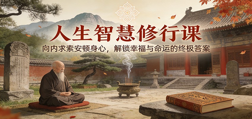 人生智慧修行课：向内求索安顿身心，解锁幸福与命运的终极答案-皓哥创业笔记