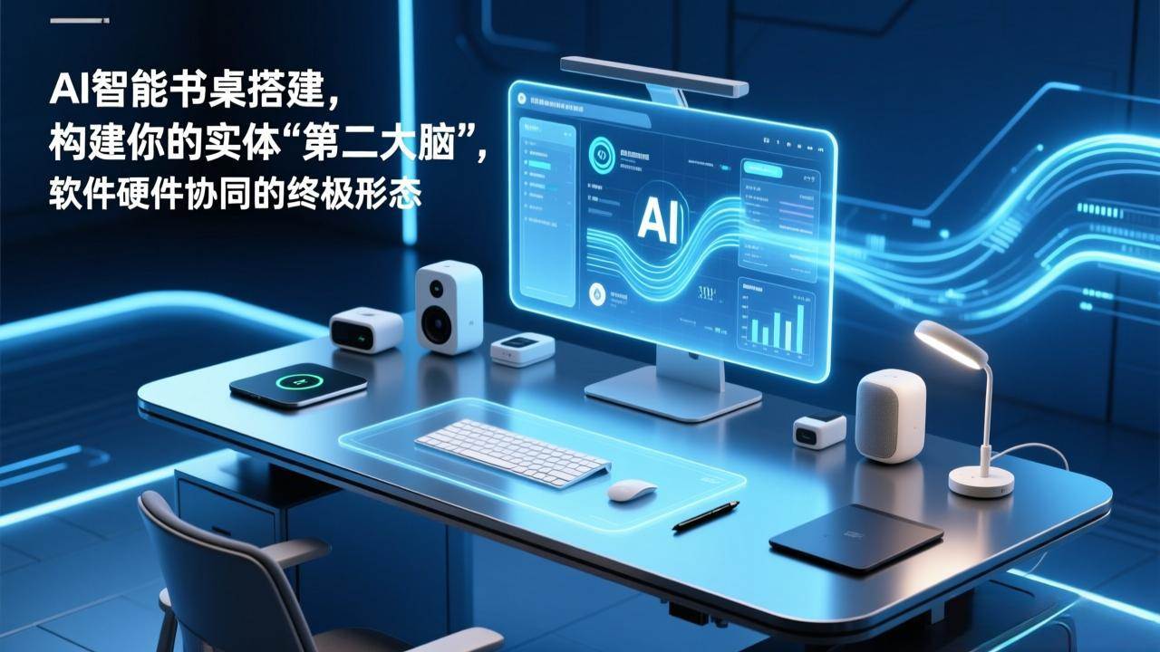 （17363期）AI智能书桌搭建，构建你的实体“第二大脑”，软件硬件协同的终极形态-皓哥创业笔记
