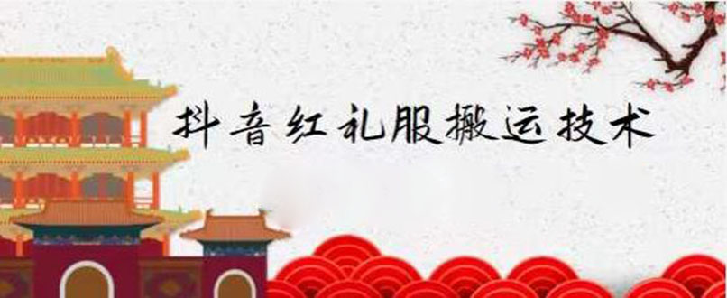 （2235期）抖音红礼服搬运技术，最近很火的搬运方法，外面收大几百-皓哥创业笔记