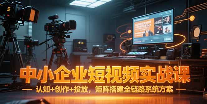 （15249期）中小企业短视频实战课，认知+创作+投放，矩阵搭建全链路系统方案-皓哥创业笔记