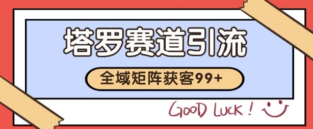 小红书某音塔罗赛道引流获客 自热矩阵日引200+【揭秘】-皓哥创业笔记