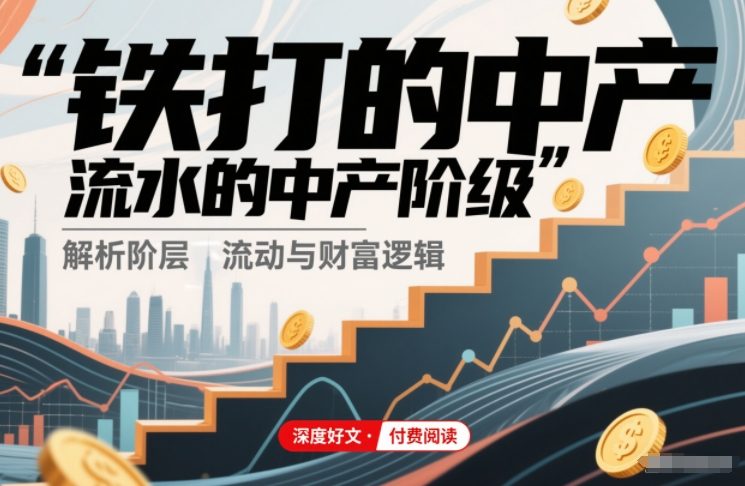 付费文章：铁打的中产，流水的中产阶级-皓哥创业笔记