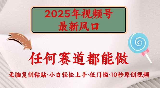 （14453期）2025年视频号新风口，低门槛只需要无脑执行-皓哥创业笔记