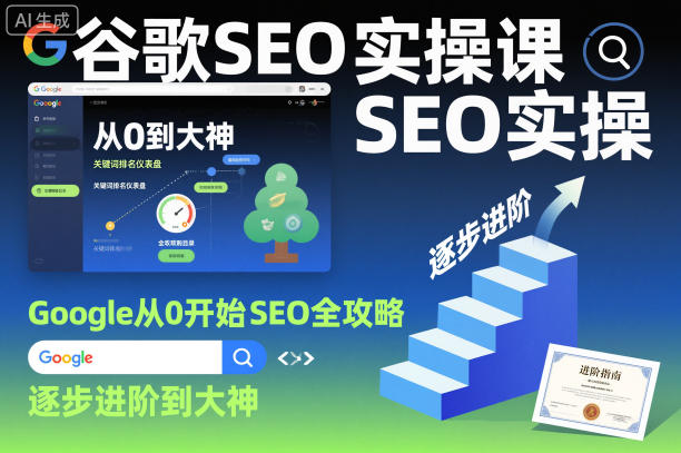 谷歌SEO实操课,Google从0开始SEO全攻略,逐步进阶到大神-皓哥创业笔记
