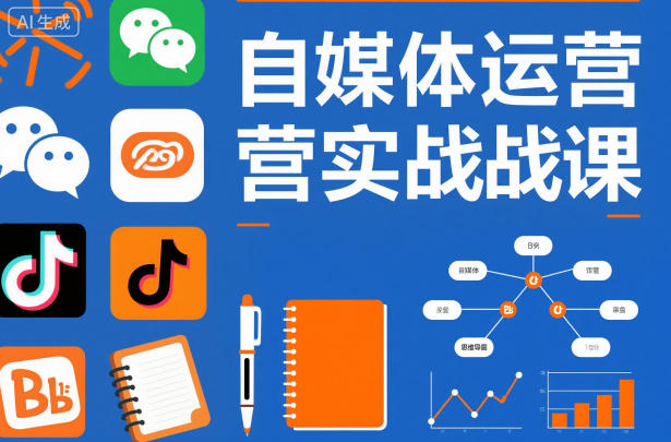 自媒体运营实战课，掌握一套系统的自媒体运营底层方法论，成为优秀的内容创作者-皓哥创业笔记