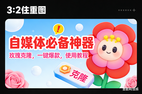 （16929期）玫瑰克隆神器，ai鲁大魔，自媒体必备的软件，一键爆款工具，详细教程-皓哥创业笔记