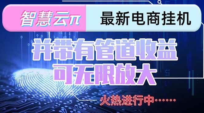 （15314期）智慧云π电脑挂机单机每天收益300—500+ 并带有团队管道收益 可无限放大-皓哥创业笔记