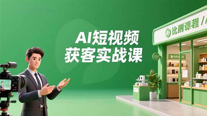 （16747期）AI短视频获客实战课，数字人创作、实体行业应用、精准引流，30天获取客源月入6万+-皓哥创业笔记