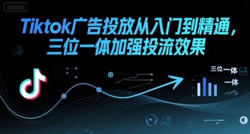 Tiktok广告投放从入门到精通，三位一体加强投流效果-皓哥创业笔记