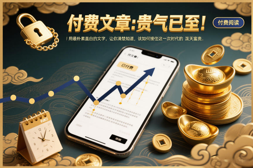 付费文章：贵气已至！用最朴素直白的文字，让你清楚知道，该如何接住这一次时代的泼天富贵-皓哥创业笔记