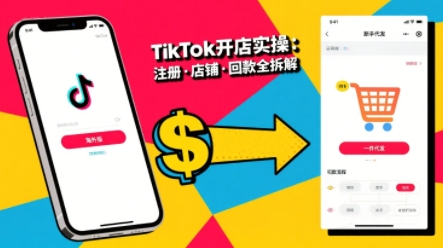 TikTok从开店到投流的进阶课，从基础实操到高阶技巧一网打尽-皓哥创业笔记