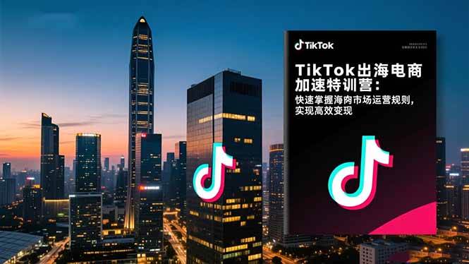 （16535期）TikTok出海电商加速特训营：快速掌握海外市场运营规则，实现高效变现-皓哥创业笔记