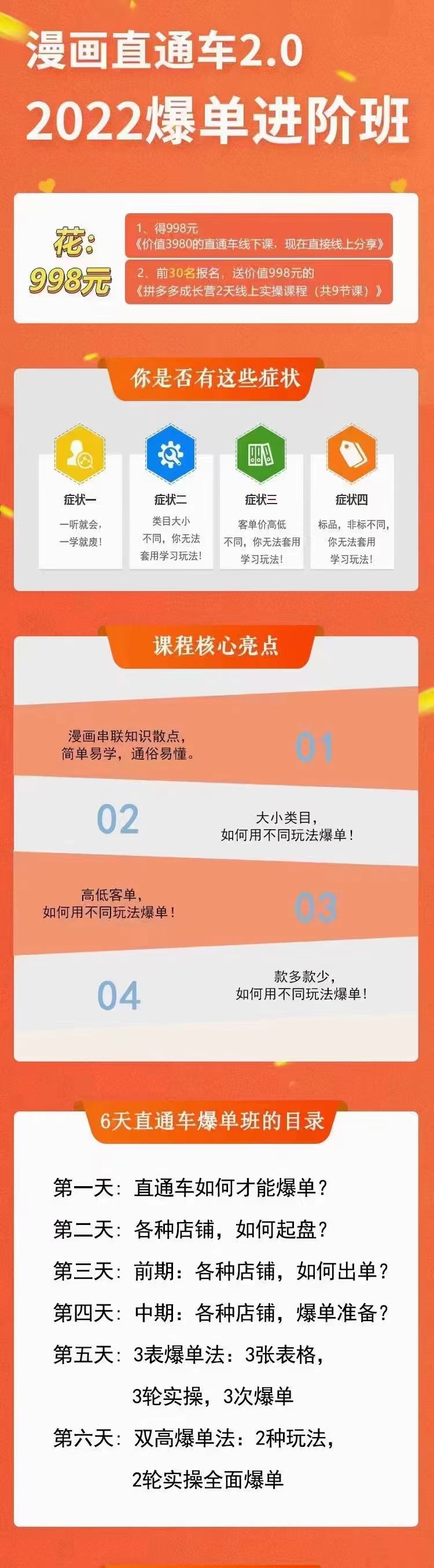 (3368期)2022直通车爆单进阶班2.0,六天学会如何通过直通车爆单