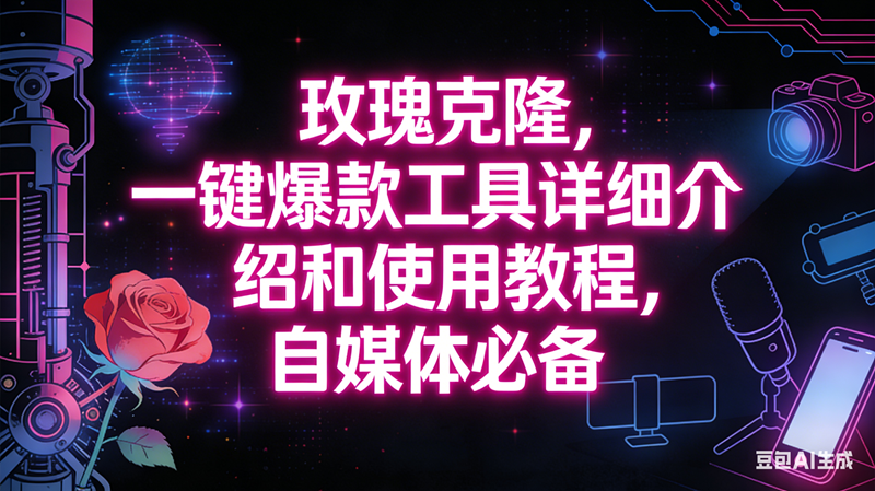 （16811期）玫瑰克隆工具，自媒体必备神器，一键爆款，详细介绍和使用教程-皓哥创业笔记