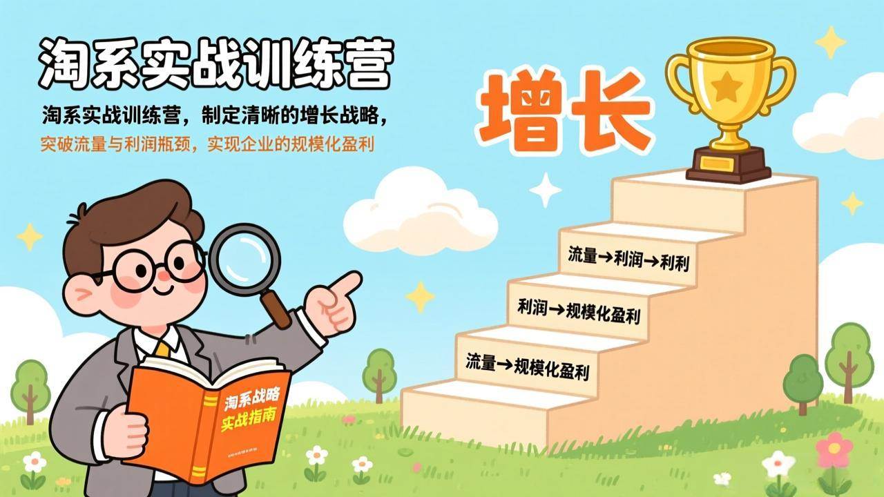 （17278期）淘系实战训练营，制定清晰的增长战略，突破流量与利润瓶颈，实现企业的规模化盈利-皓哥创业笔记