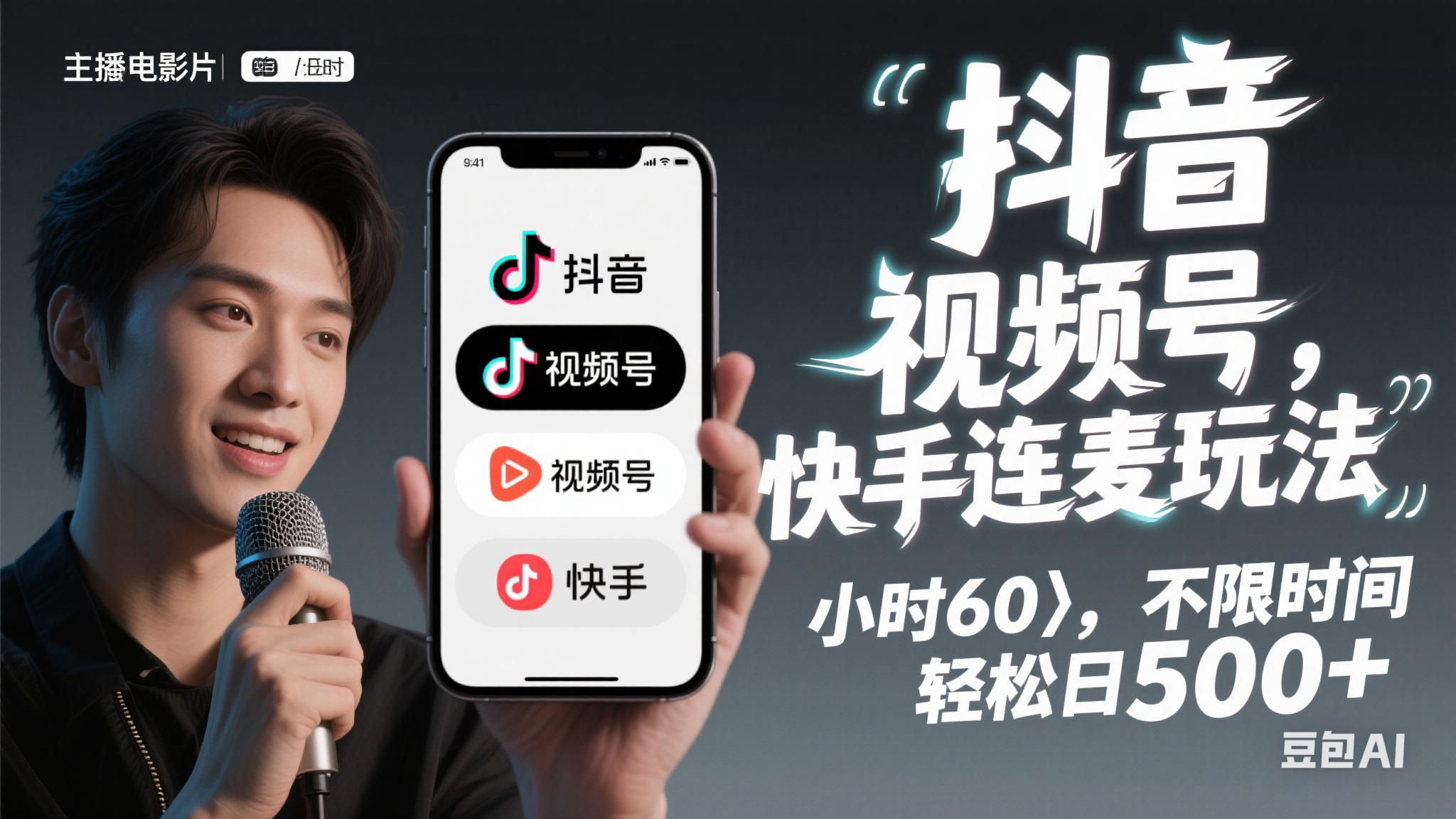 （14899期）抖音，快手，视频号无脑连麦玩法！快速入门，单日稳冲1000+-皓哥创业笔记