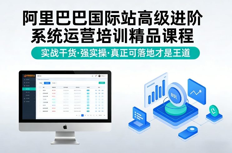 阿里巴巴国际站高级进阶系统运营培训精品课程，实战干货，强实操，真正可落地才是王道-皓哥创业笔记
