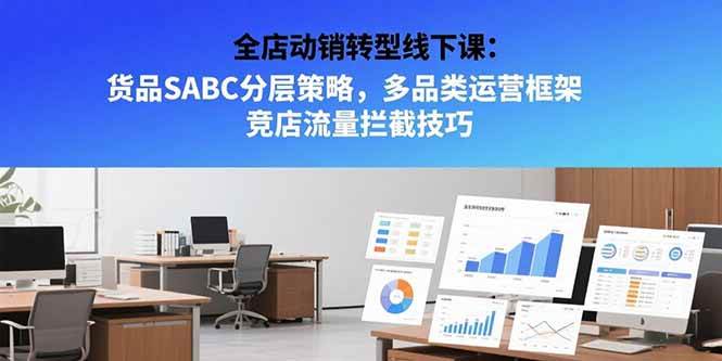 （15419期）全店动销转型线下课：货品SABC分层策略，多品类运营框架 竞店流量拦截技巧-皓哥创业笔记