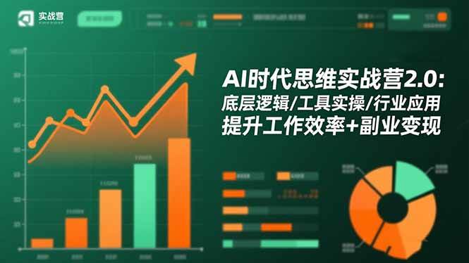 （16506期）AI时代思维实战营2.0：底层逻辑/工具实操/行业应用 提升工作效率+副业变现-皓哥创业笔记