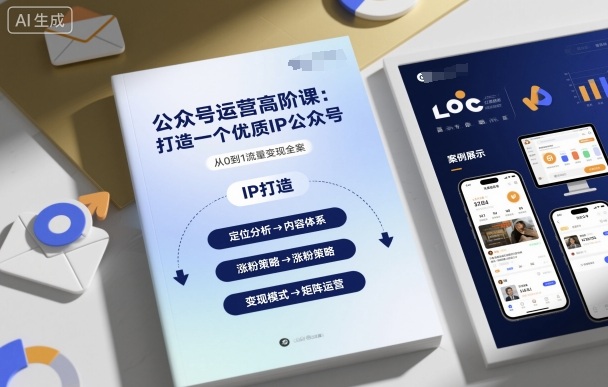 公众号运营高阶课,打造一个优质IP公众号-皓哥创业笔记