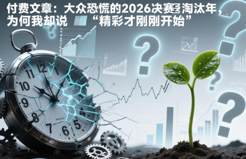 付费文章：大众恐慌的2026决赛淘汰年，为何我却说“精彩才刚刚开始”？-皓哥创业笔记