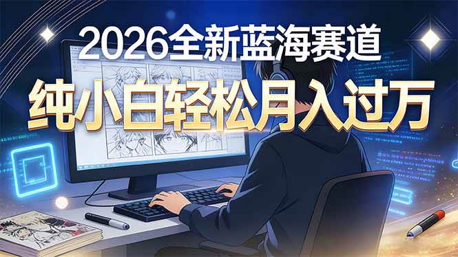 (16781期)2026年全新蓝海赛道,纯小白轻松月入过万-皓哥创业笔记