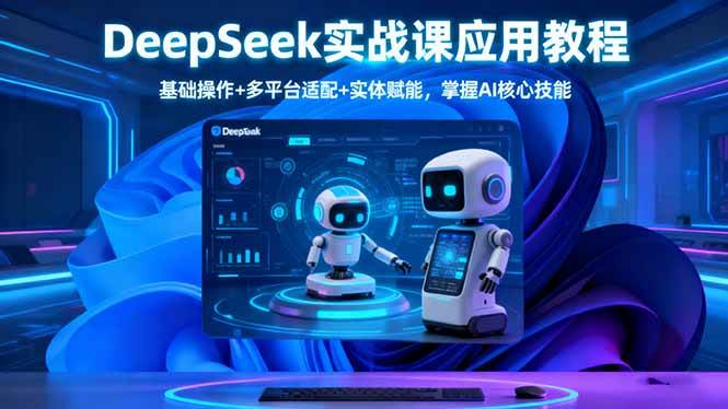 （16391期）DeepSeek实战课应用教程、基础操作+多平台适配+实体赋能，掌握AI核心技能-皓哥创业笔记