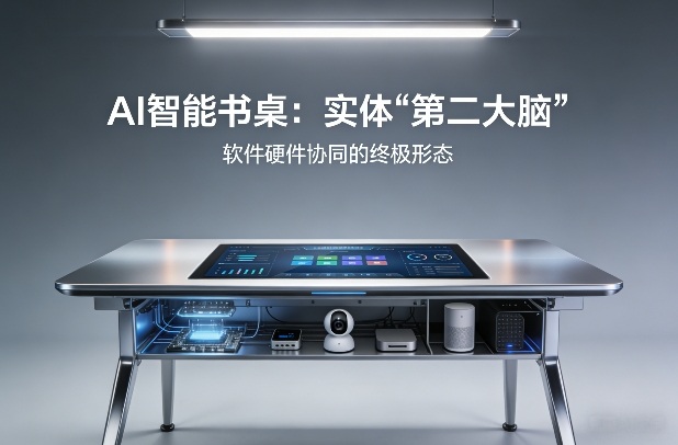AI智能书桌搭建，构建你的实体“第二大脑”，软件硬件协同的终极形态-皓哥创业笔记
