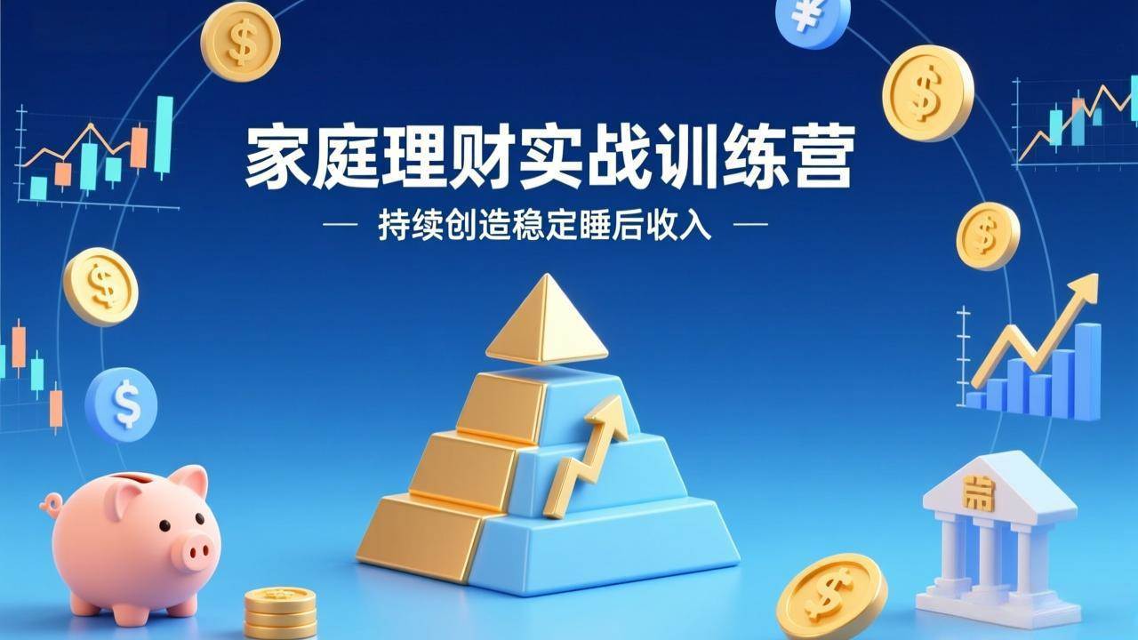（17486期）家庭理财实战训练营：从0到1建体系，三阶进阶层层递进，助你持续创造稳定睡后收入-皓哥创业笔记