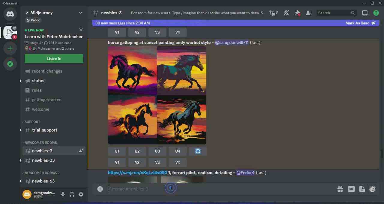 (9643期)Midjourney AI人工智能艺术图片从入门到高级创作教程-34节课-中英字幕-皓哥创业笔记