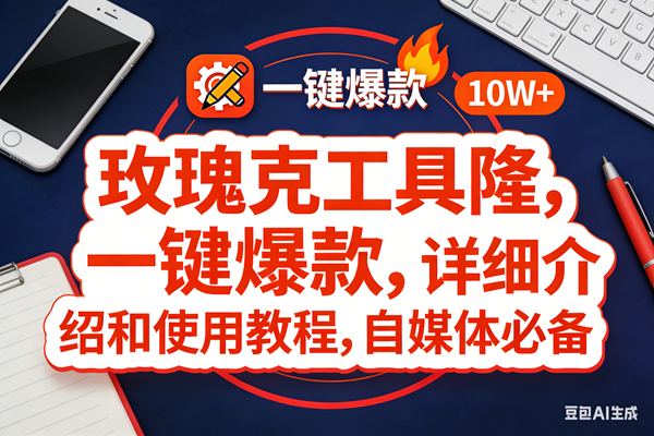 （17352期）玫瑰克隆工具，ai鲁大魔，自媒体必备神器，一键爆款神器，详细教程。-皓哥创业笔记