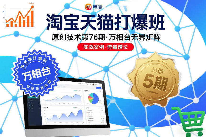 淘宝天猫打爆班原创技术第76期，万相台无界矩阵-皓哥创业笔记