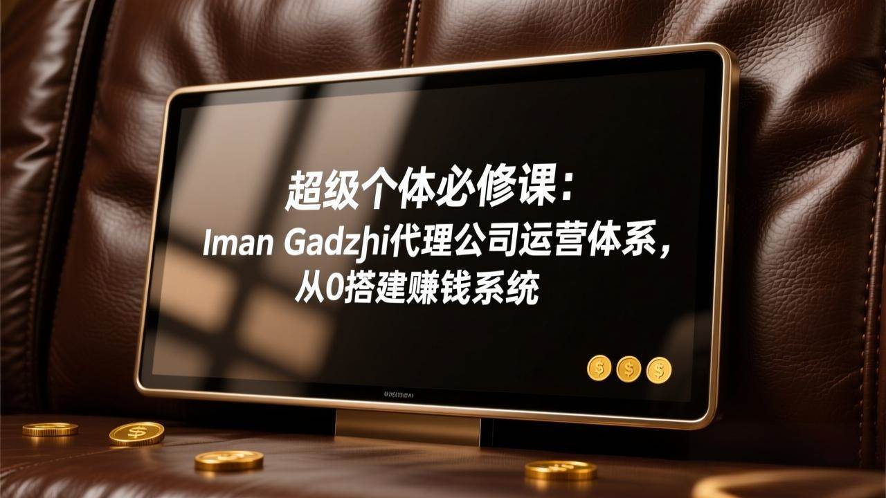 （17525期）超级个体必修课：Iman Gadzhi代理公司运营体系，从0搭建赚钱系统-皓哥创业笔记