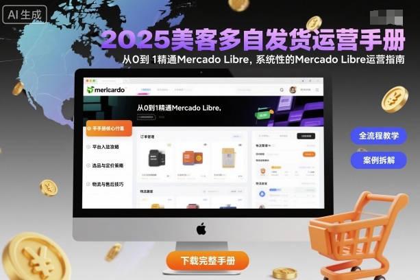 2025美客多自发货运营手册：从0到1精通Mercado Libre，系统性的Mercado Libre运营指南-皓哥创业笔记