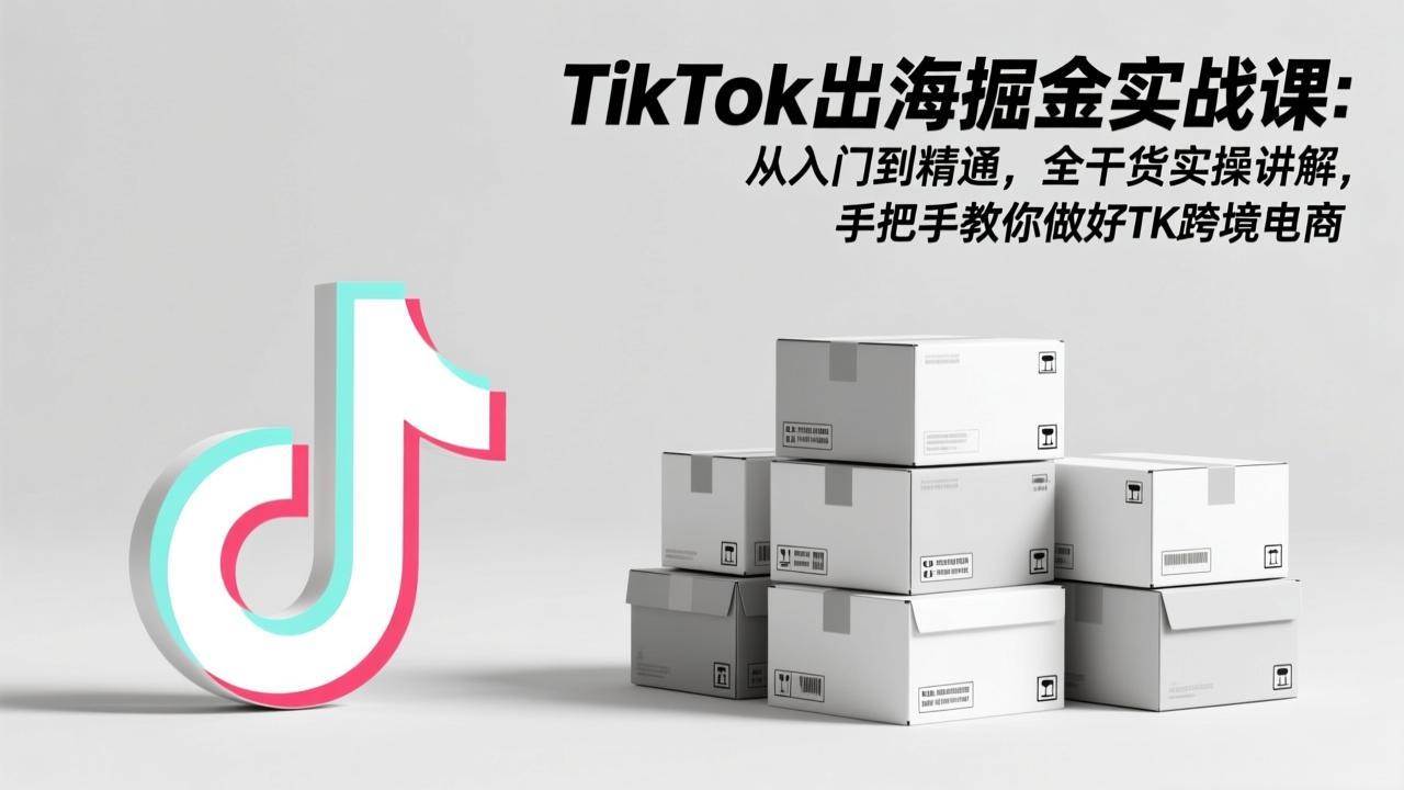 （17368期）TikTok出海掘金实战课：从入门到精通，全干货实操讲解，手把手教你做好TK跨境电商-皓哥创业笔记